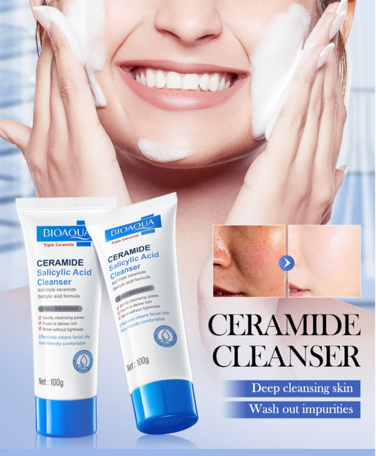 Bioaqua Ceramide Salicylic Acid Cleanser 100g
