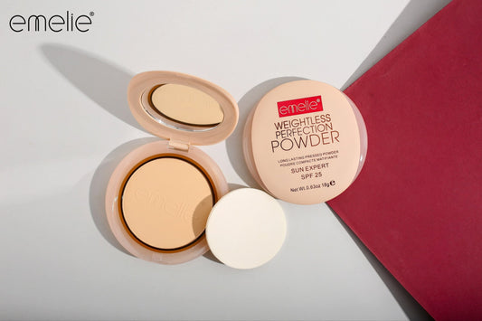 Emelie Weightless Perfection Face Compact Powder with SPF 25