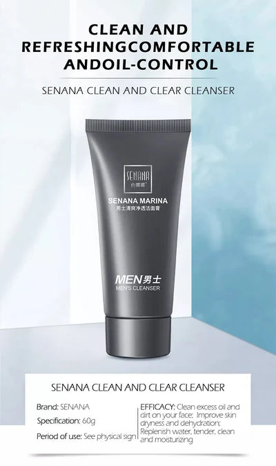 SENANA MARINA Oil Control Facial Cleanser For Men 60gm
