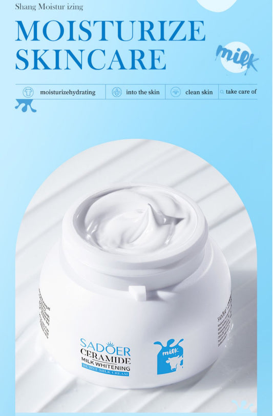 Sadoer Ceramide Milk Whitening Milk Plus Face Cream