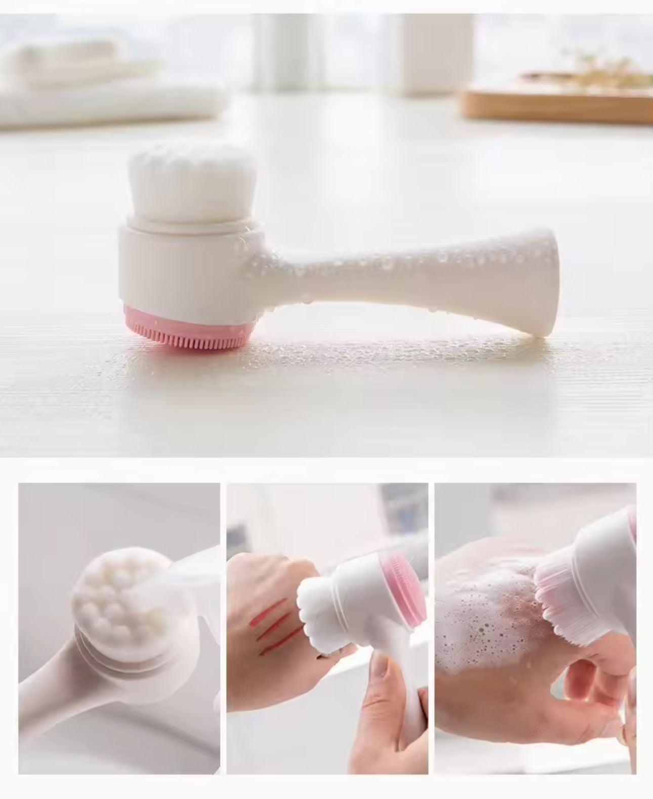 Silicone Double Sided Facial Cleansing Brush