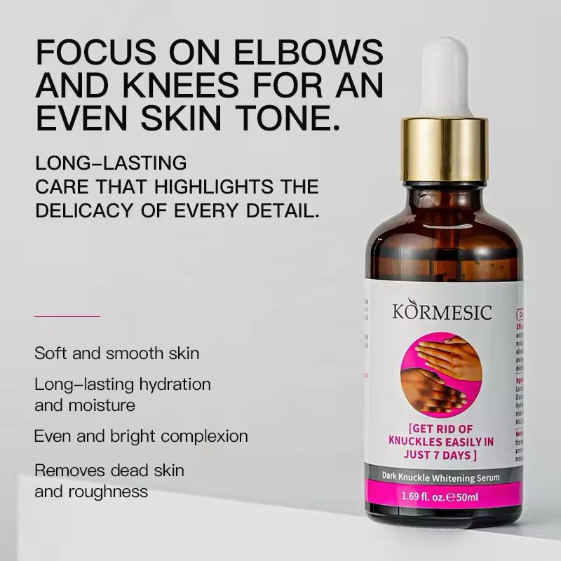 KORMESIC Fast Whitening Serum Pigmentation Correctors Hand Knuckle Elbows Knee Intense Stains Remover Whitening Serum
