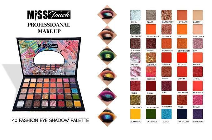 Miss Touch Professional Makeup – 40 Fashion Eye Shadow Palette