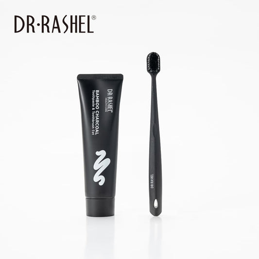 DR RASHEL BAMBOO CHARCOAL TOOTHPASTE AND TOOTHBRUSH SET