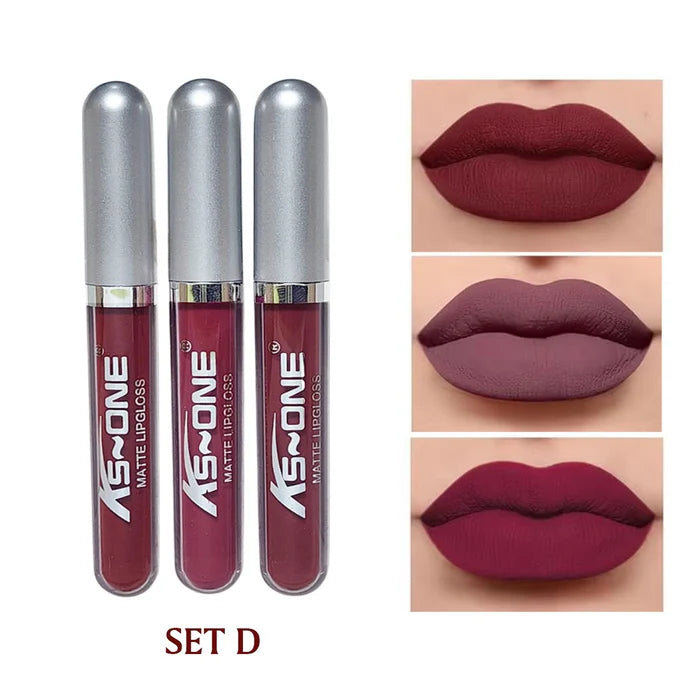 Ks One 3 pcs Matte Lipgloss