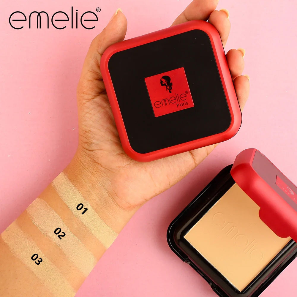 Emelie Matte Coverage Compact Powder