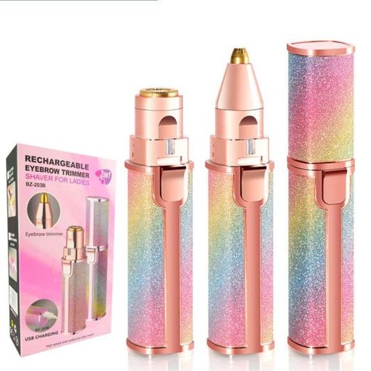 2in1 Electric Rechargeable Hair Remover Trimmer For Women