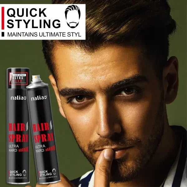 Maliao Ultimate Hair Spray - Quick Styling, Long-Lasting Effect | Hair Spray for Men | Hair Styling | Hair Setting Spray | Hair Fixing Spray | Strong Hold 420ml