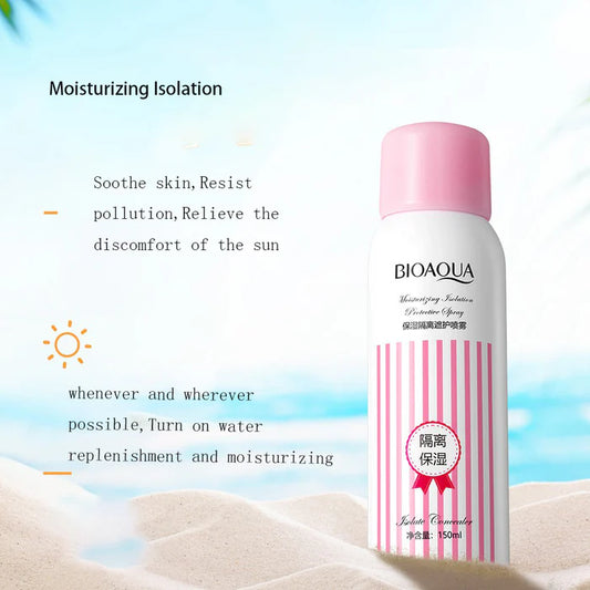 BIOAQUA Waterproof & Oil Control Moisturizing Isolation protective Glowing Body spray- 150ml BQY61831