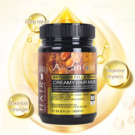 Argon Oil Creamy Hair Mask For Nourish And Soft Smooth Hair 1000ml