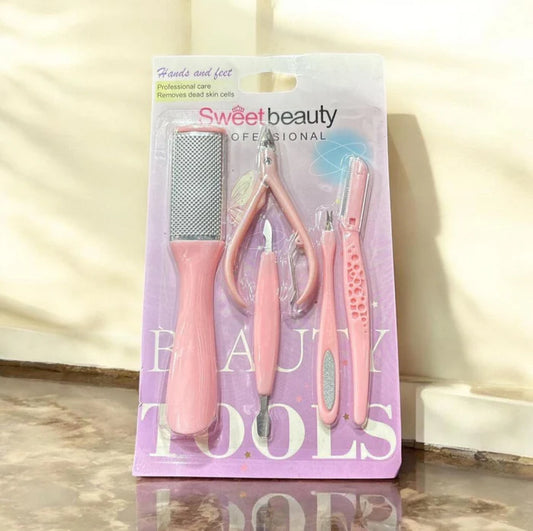Sweet Beauty 5 Pcs Menicure and Pedicure Kit