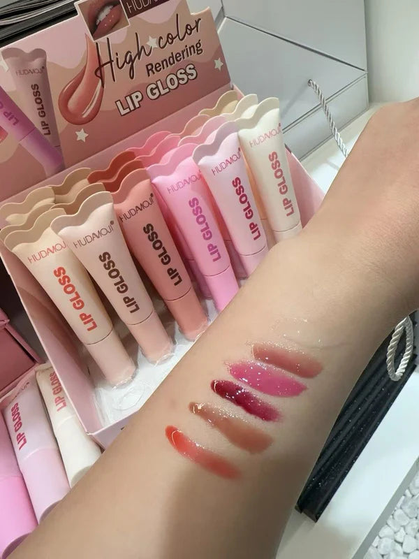 Huda moji 6 pcs New Viral lip Gloss