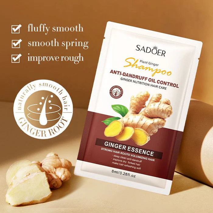 SADOER Ginger Essence Anti-Dandruff Oil Control Shampoo Sachet 8ml SD43528