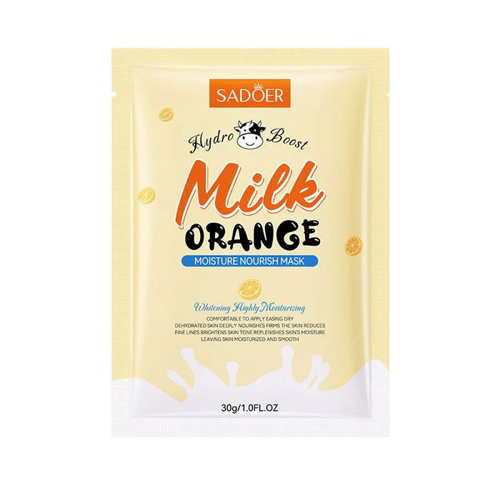 Sadoer 1 Pc Hydrating and Moisturising Sheet Mask – Milk and Fruits