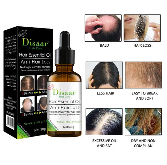 DISAAR Hair Growth Essential Oil Anti Hair Loss Treatment 30ml
