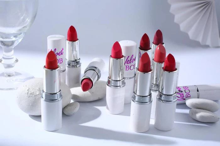 BOB Velvet Pack of 12 New Ultra Resistance Master Precise Lipstick Lightweight Texture Matte A Dark Lipstick