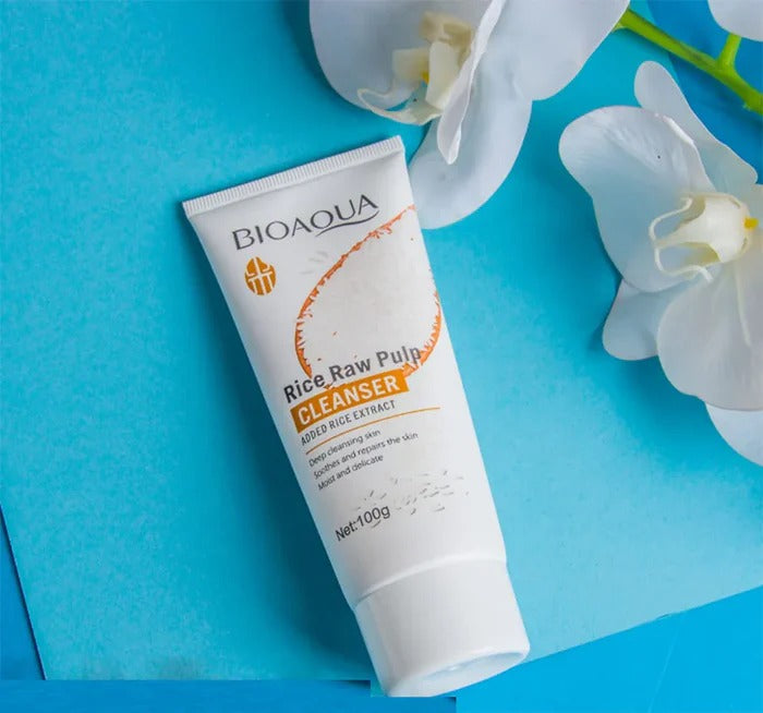BIOAQUA Rice Raw Pulp Cleanser / Face Wash 100g