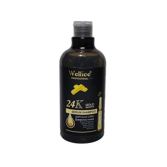 Welice 24K Gold Keratin Serum Shampoo 500ml