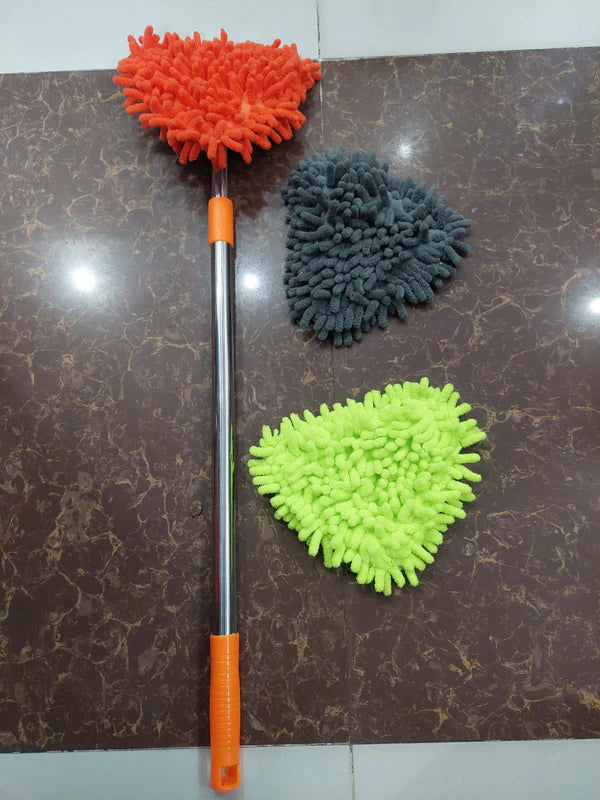 Multifunctional 360 Degree Rotatable Adjustable Microfiber Telescopic Triangle Long Handle Cleaning Mop