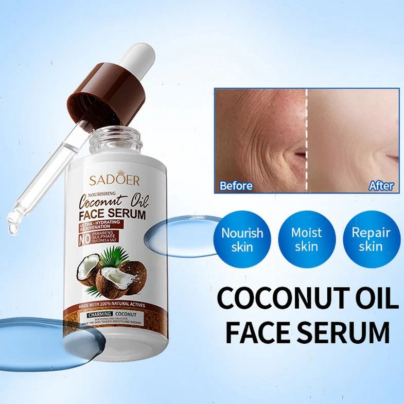 Sadoer Coconut Oil Ultra Hydrating Rejuvenation No Parabens No Sulphate No Silicone & Salt Face Serum