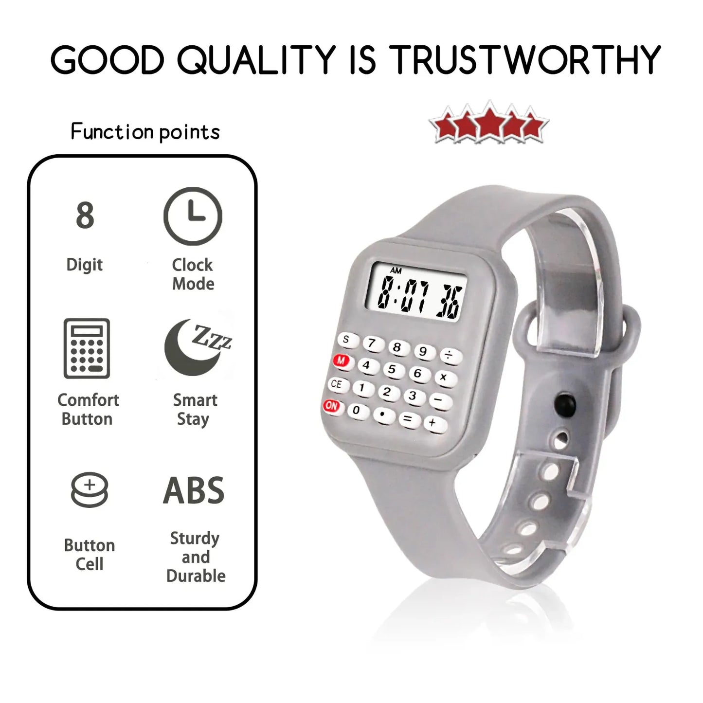 New arrival Factory wholesale kids watches electronic bracelet digital Calculator watch