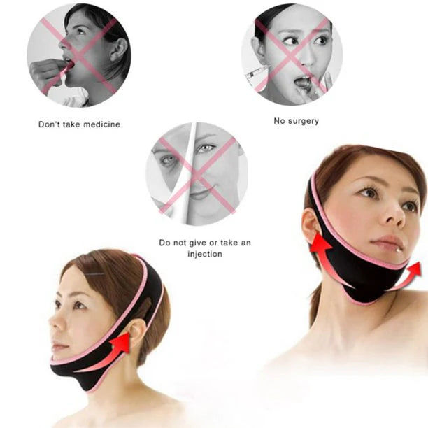 Breathable Chin Lift Band Face Shaper (high return)