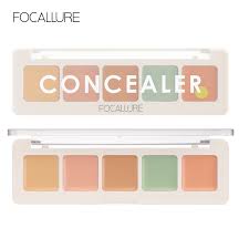 Cosmet pk 5 Colors Skin Corrector Concealer Palette Multicolor All skin Tones High Cover But Non-Cakey Long-lasting Natural Green Pink Concealer Face Makeup