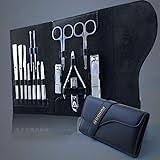 Gege Moon Premium Edition Jumbo Manicure and Pedicure Kit Grooming Kit, Stainless Steel