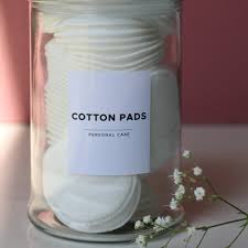 50 pcs Rainbow Makeup Removal Cotton Pad Set