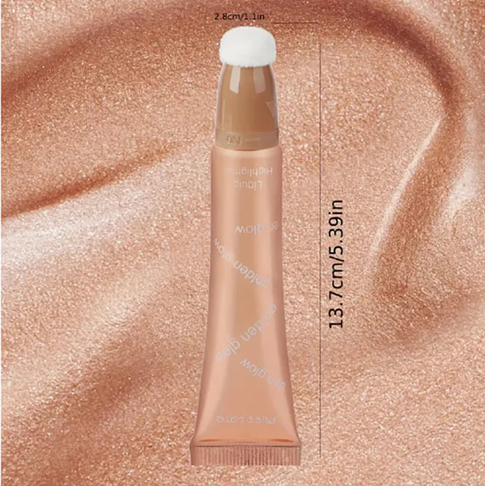 Miss Lara Natural Liquid Contouring Stick Highlighter Blush With Sponge Matte Finish Super Silky Blush Cream