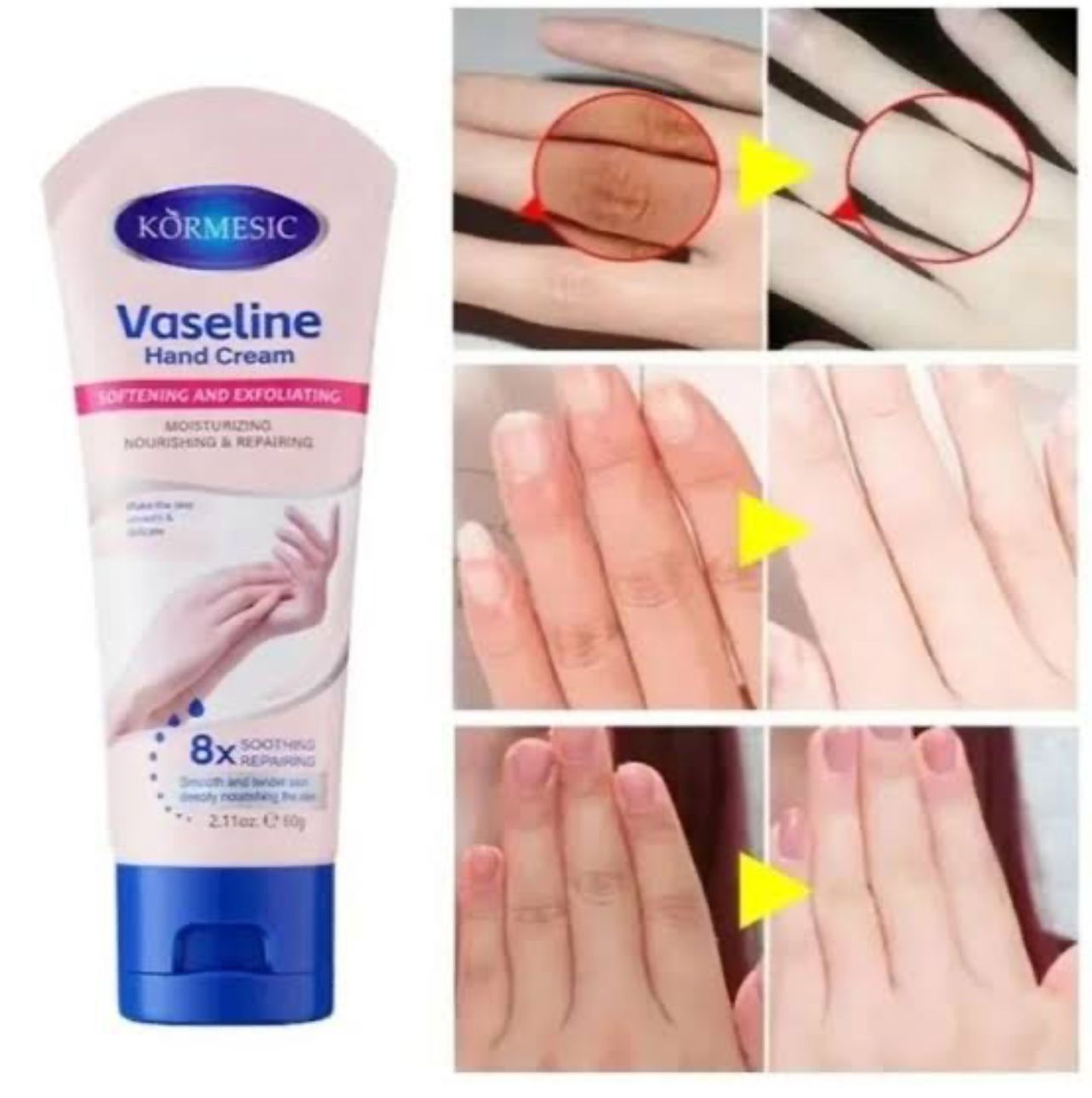 Kormesic Softening and Exfoliating Vaseline Hand Cream 60ml