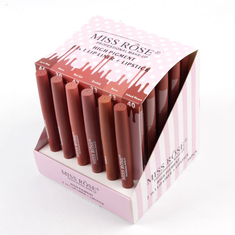 MISS ROSE Lipsticks Plus Liner