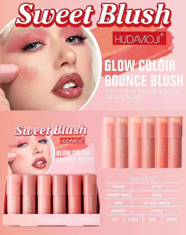 HUDAMOJI Glow Color Bounce Blush Stick