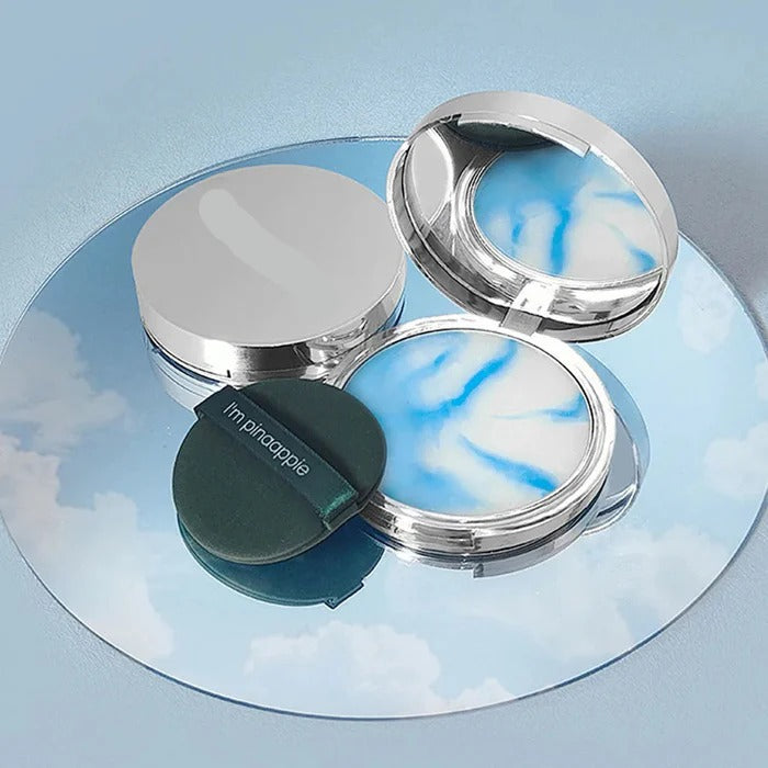 Matte Blue Sky & Cloud Oil Control Pressed Powder Shine Control