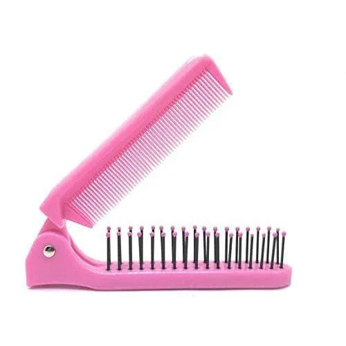 1PCS Foldable Comb Beard Moustache Brush Salon Hairdressing Styling Tool in random color