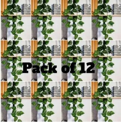 Enhance Your Space: 7.5 Feet Long Artificial Money Plant Leaf Bail Garland for Home, Office, and Room Decoration