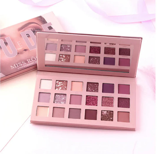 Miss Rose 18 Color makeup Nude Eyeshadow Palette