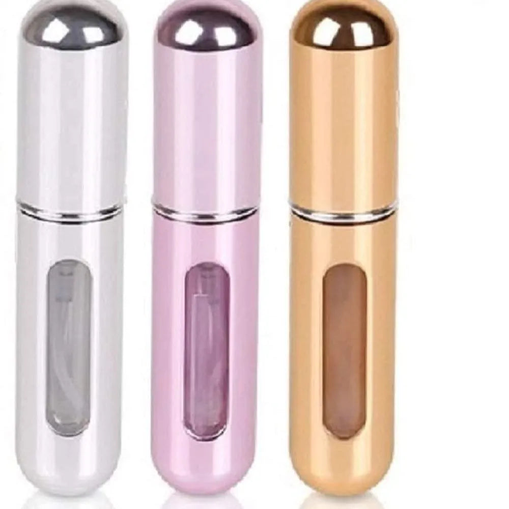 RINDMART 5ml Portable Mini Refillable Perfume Bottle Spray Scent Pump Empty Atomizer Bottle