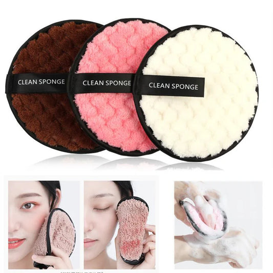 Sweet Beauty 1Pc Makeup Remover Pads Make-up Wipes Skin Care Cleansing Puff