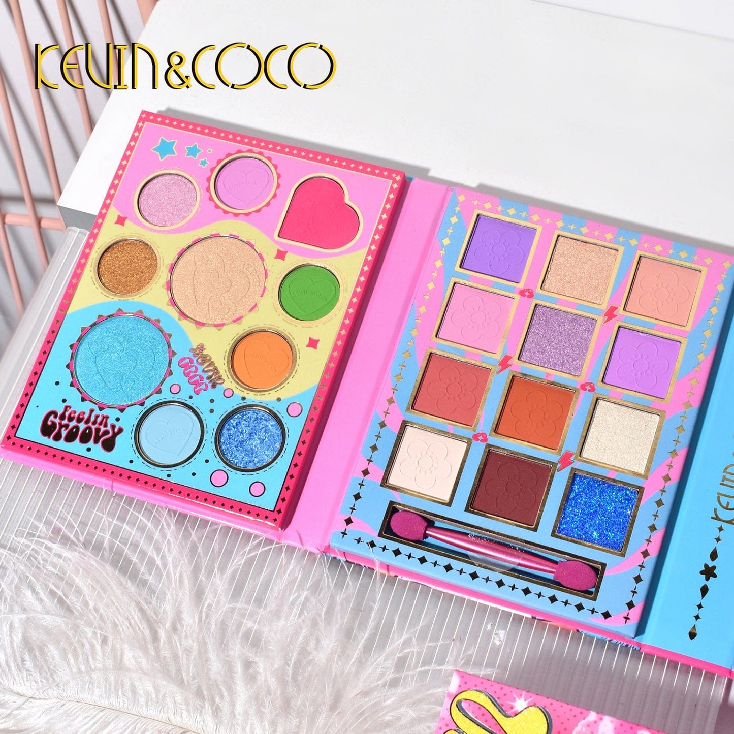KEVIN&COCO  43-Color Cutie Pie Eyeshadow Palette