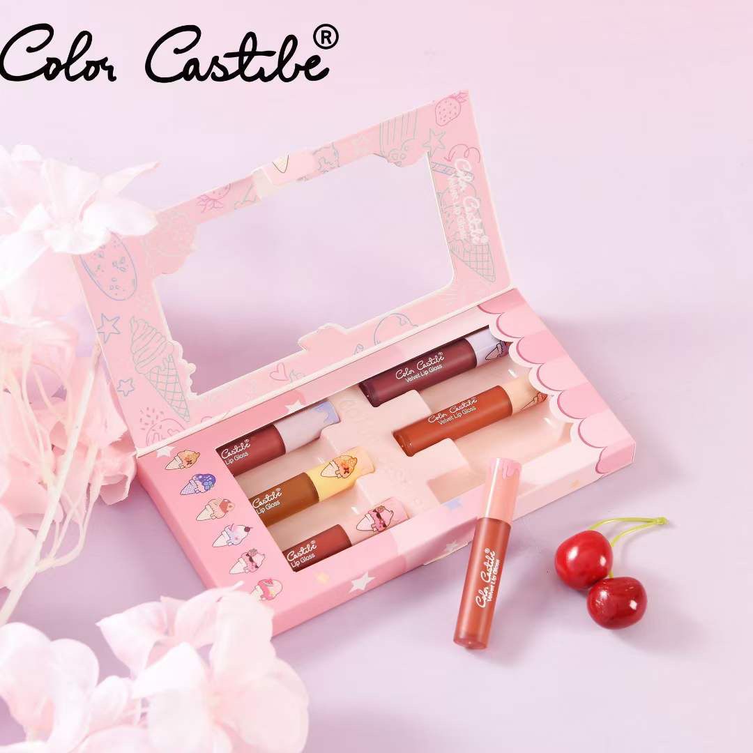 Color castle  Matte Long Lasting Gloss Set of 6 pcs