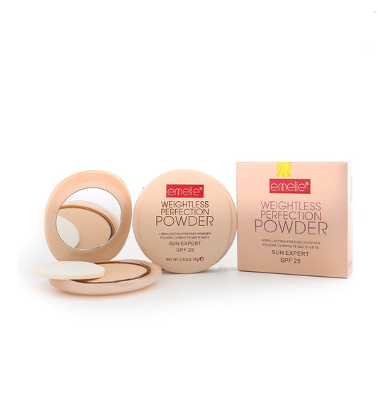 Emelie Weightless Perfection Face Compact Powder with SPF 25