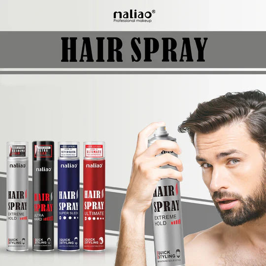 Maliao Ultimate Hair Spray - Quick Styling, Long-Lasting Effect | Hair Spray for Men | Hair Styling | Hair Setting Spray | Hair Fixing Spray | Strong Hold 420ml