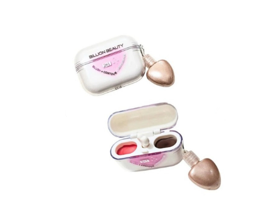 Billion Beauty Airpods Blush + Countour + Highlighter Pack of 4