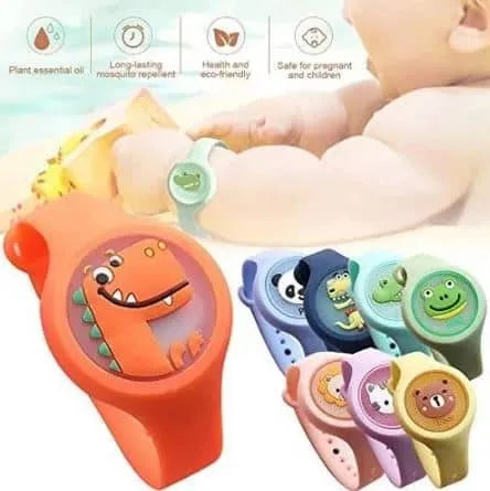 FASHIONWATCHES Mosquito Repellant Colorful Watch | Children Flash Anti-Mosquito Watch | Kids Mosquito Repellent Watch Lightweight Natural Mosquito Repellent Bracelet