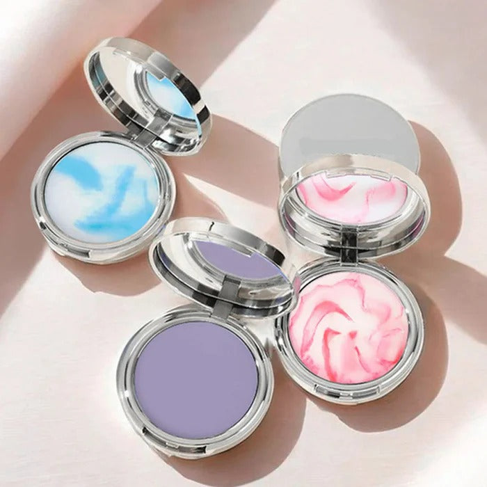 Matte Blue Sky & Cloud Oil Control Pressed Powder Shine Control