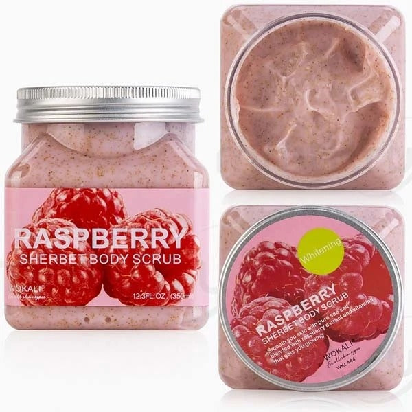 WOKALI Raspberry Sherbet Body Scrub 350ml-