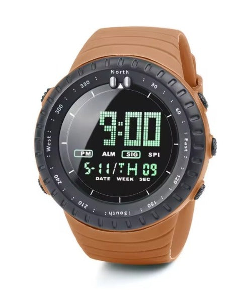 Military Men's Digital Sports Watch For Men Boys Waterproof with LED Back light Digital Watch for Men