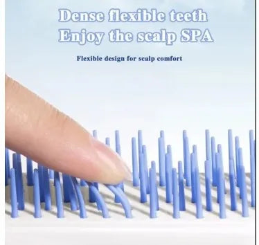 HepaMart Self-Cleaning Anti-Static Hair Brush with Retractable Bristles, Magic One-Click Cleaning, Scalable Rotating Lifting Massage Comb, and Anti-Hair Entangled Features for All Hair Types.