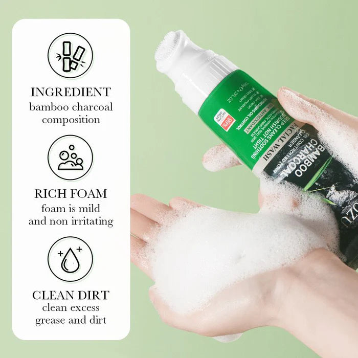 ZOZU Black Charcol Oil Control Deep Cleansing Nourishing Facial Wash 120g ZOZU49488